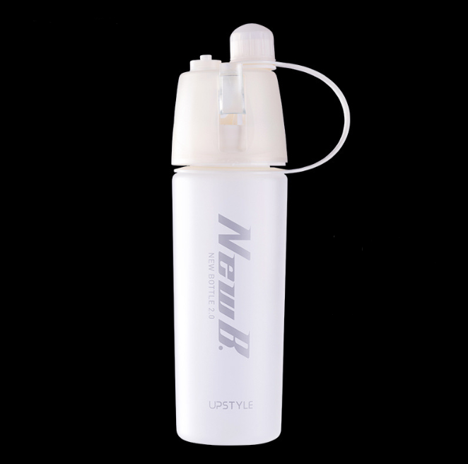 Portable Sports Spray Water Bottle (Plastic)