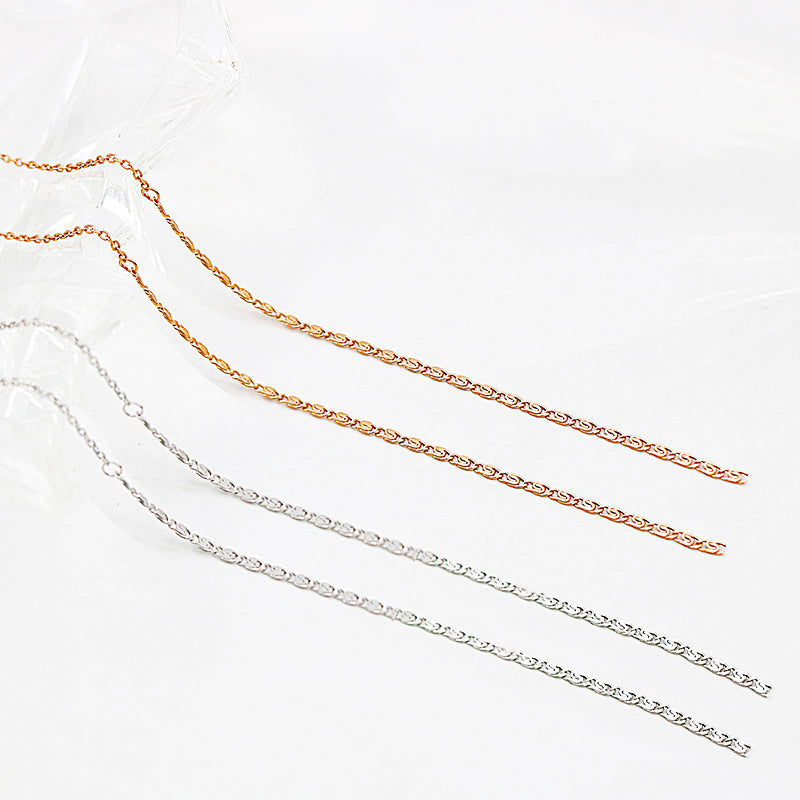 S925 Sterling Silver Ear Thread Female