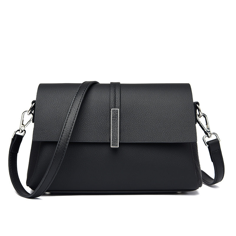 Women's Cowhide Tote Bag Simple Shoulder Messenger Bag