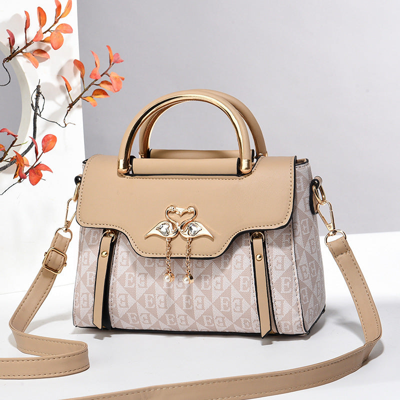 Womens Stylish Versatile Tote Shoulder And Crossbody Bag