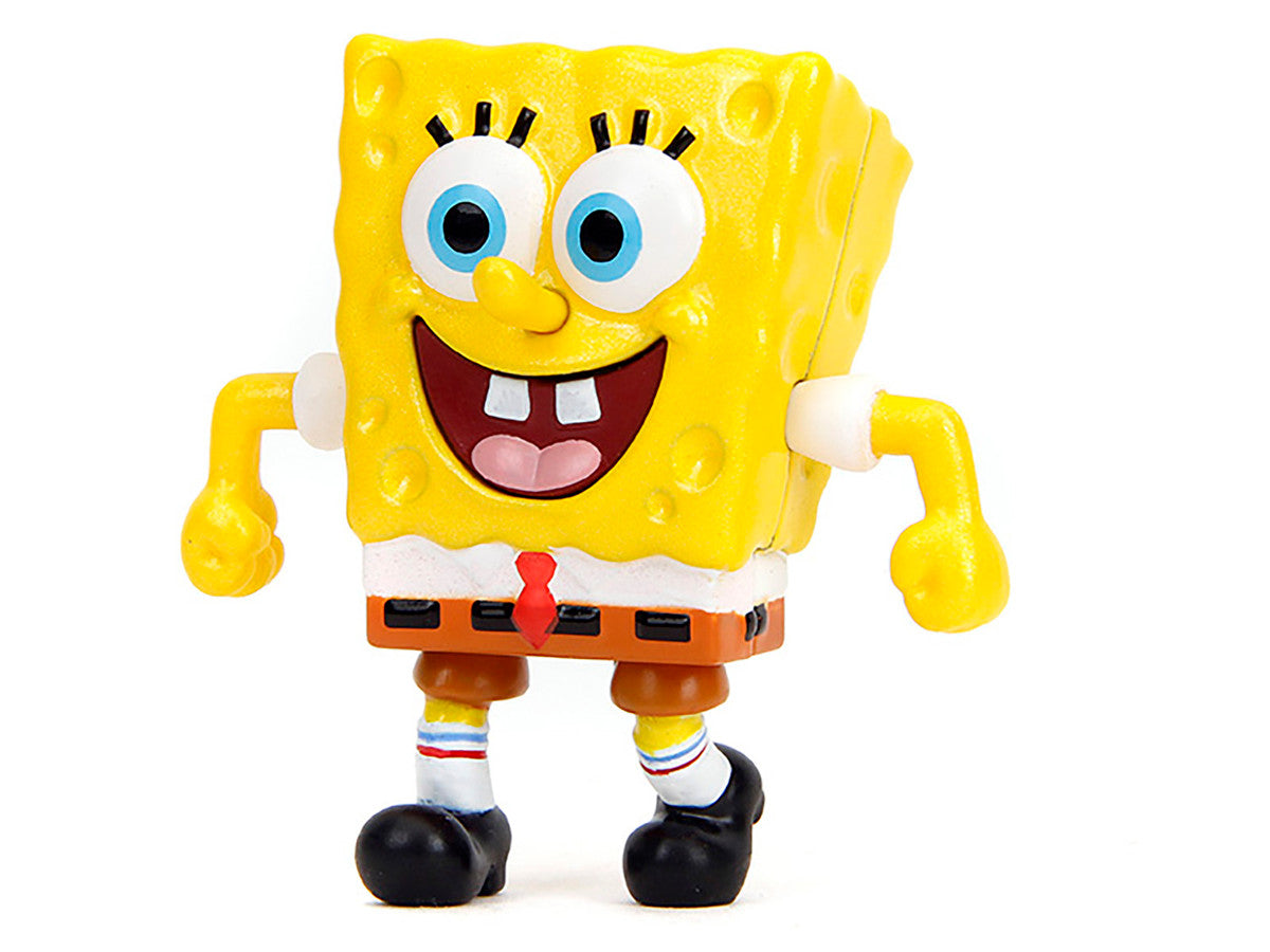 Set of 4 Diecast Figures "SpongeBob SquarePants" (1999-Current) TV Series "Metalfigs" Series Diecast Models by Jada