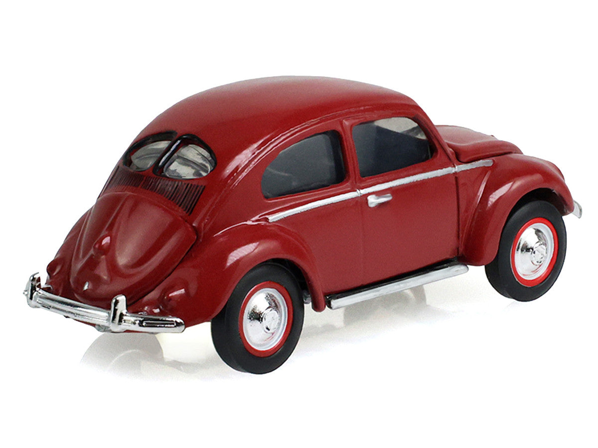1953 Volkswagen Beetle Split Rear Window Dark Red "Club Vee-Dub" Series 22 1/64 Diecast Model Car by Greenlight