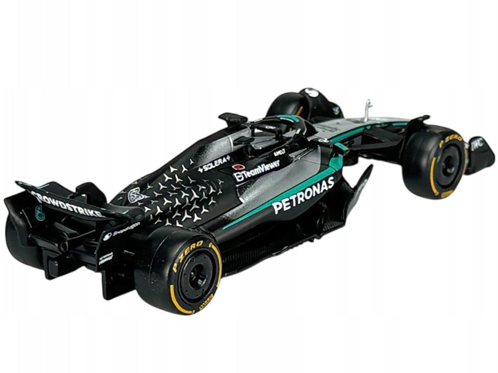 Mercedes-AMG F1 W16 E Performance #63 George Russell "Petronas" Formula One F1 World Championship (2025) "Race" Series 1/43 Diecast Model Car by Bburago
