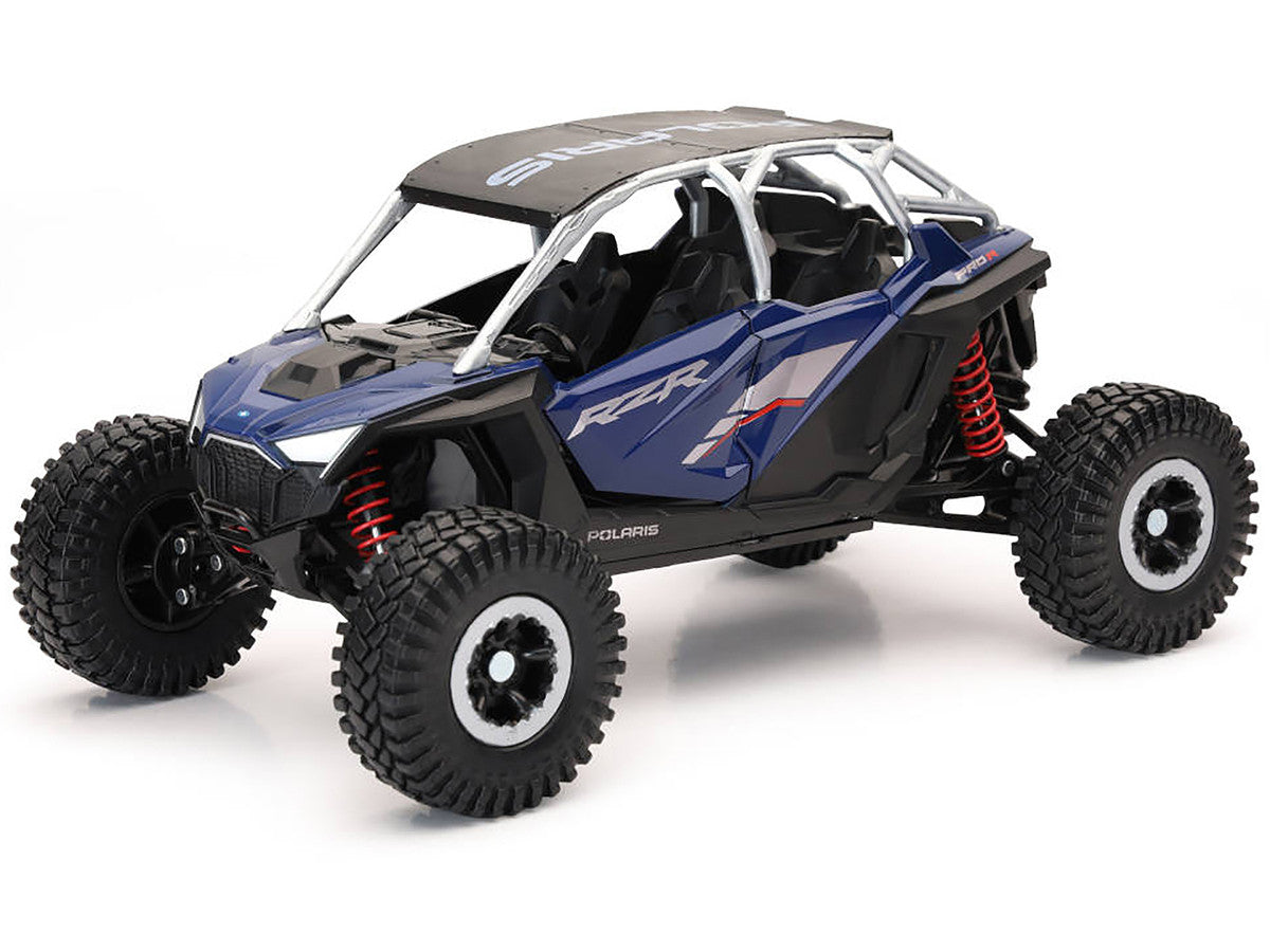 Polaris RZR Pro R UTV Blue with Black Top "Xtreme Off-Road" Series 1/18 Diecast Model by New Ray