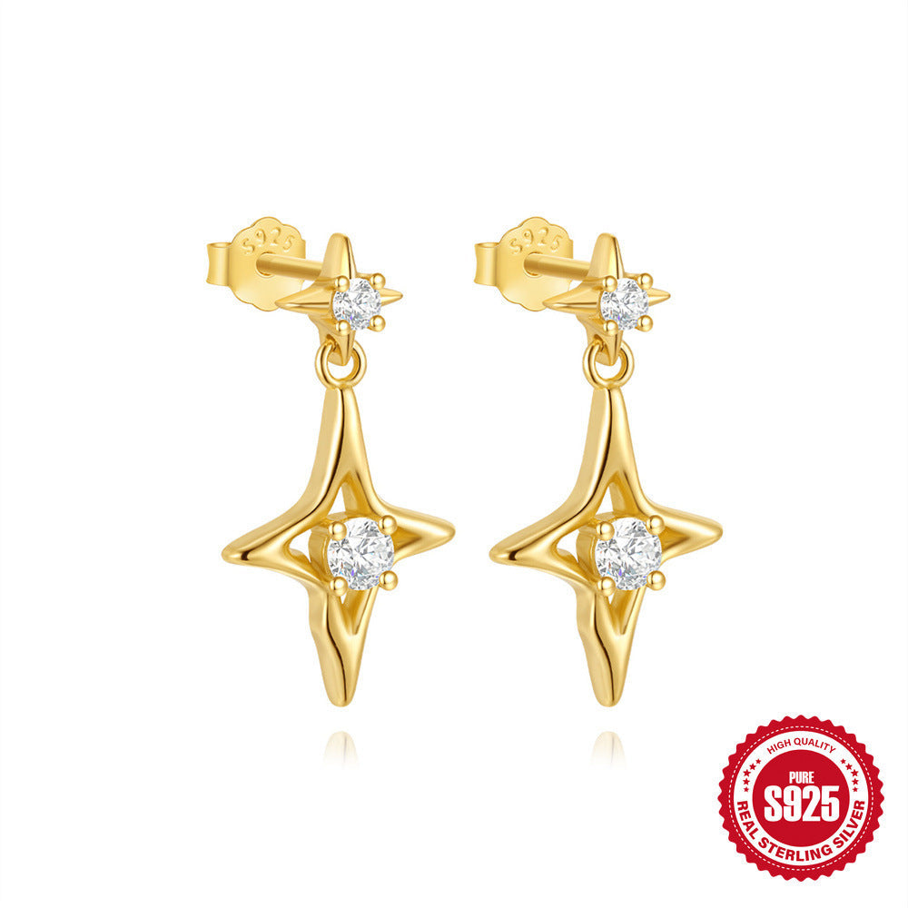 Daily S925 Sterling Silver Stud Earrings