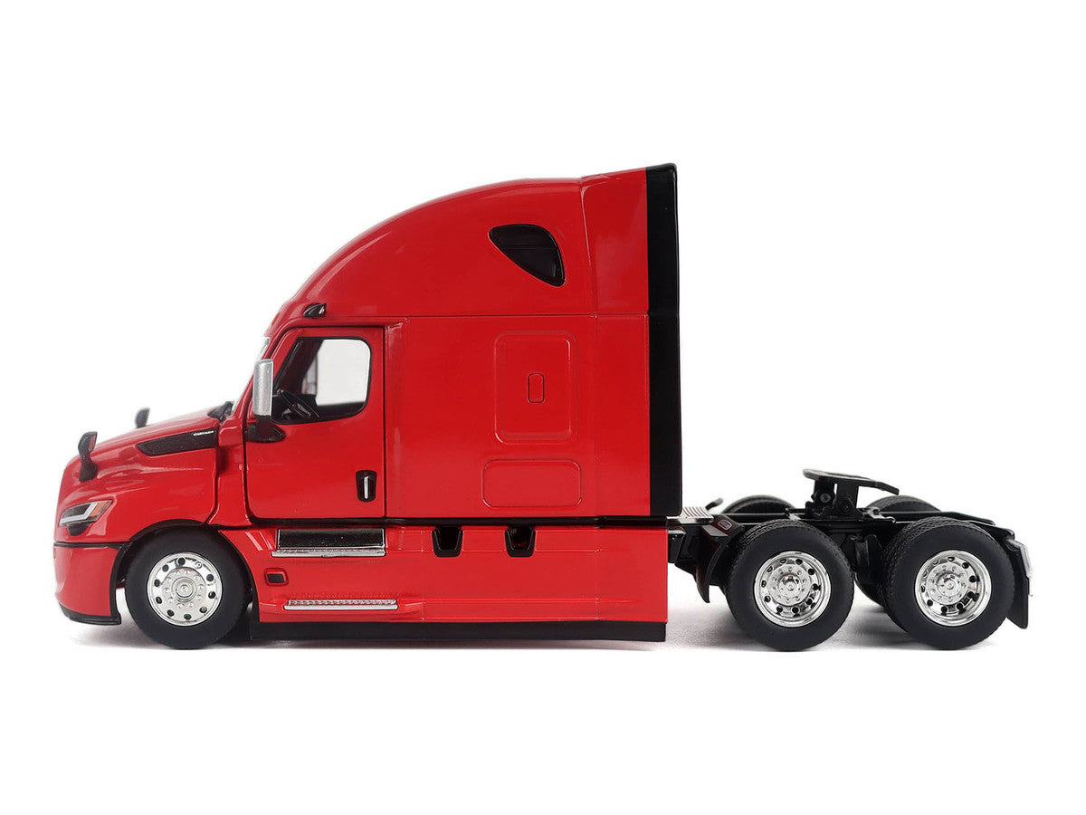 2025 Freightliner Cascadia Gen-5 Sleeper Cab Truck Tractor Red "Transport Series" 1/50 Diecast Model by Diecast Masters