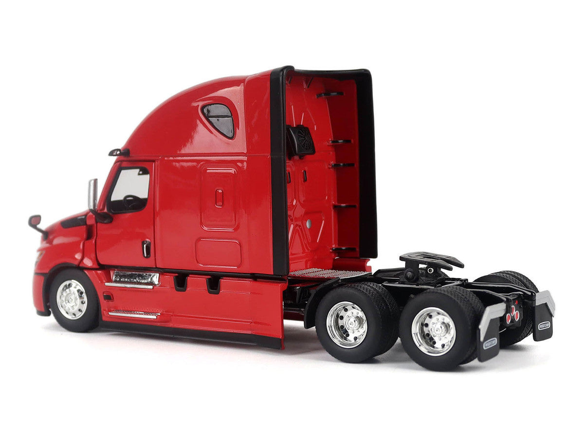 2025 Freightliner Cascadia Gen-5 Sleeper Cab Truck Tractor Red "Transport Series" 1/50 Diecast Model by Diecast Masters