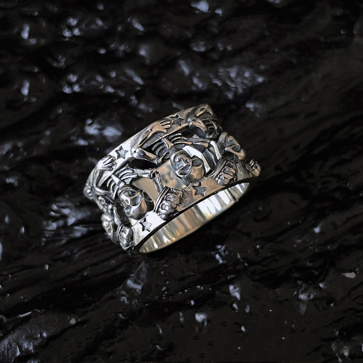 S925 Silver Ring Personality Trend