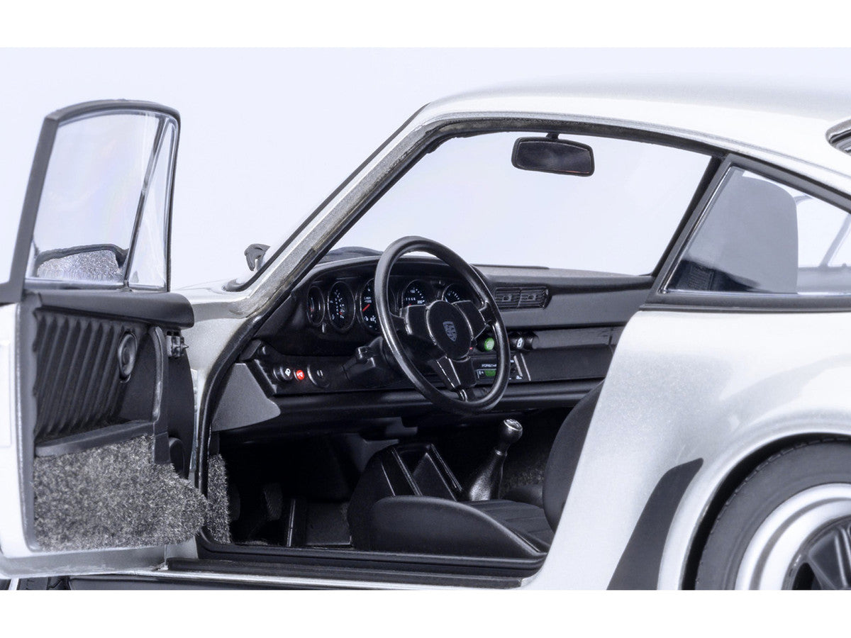 Porsche 911 Turbo 3.0 (930) Silver Metallic 1/18 Model Car by Autoart