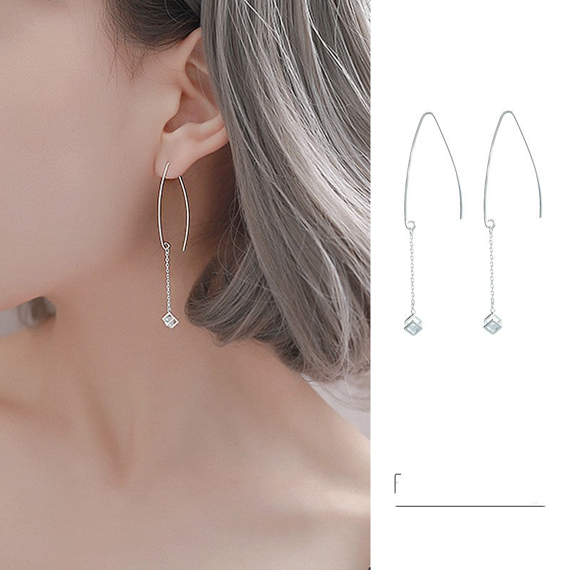 S925 Sterling Silver Earrings Female