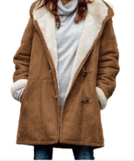 Women's Mid-length Windbreaker Coat Coat Warm Top