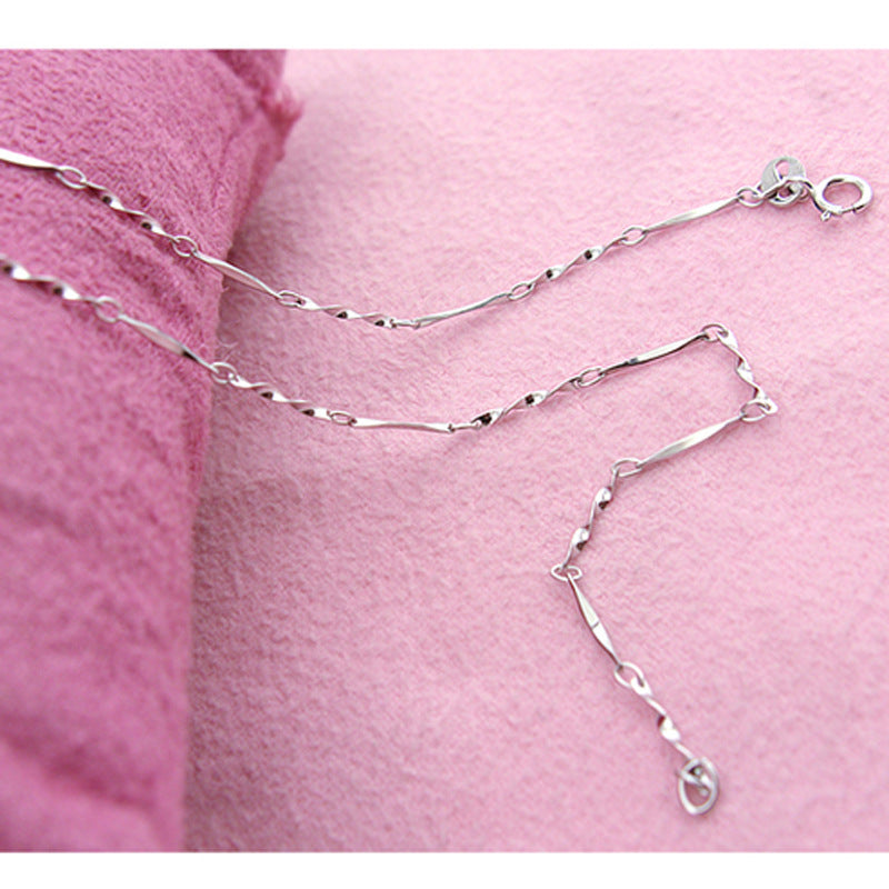 S925 Sterling Silver Ornament Necklace Geometric