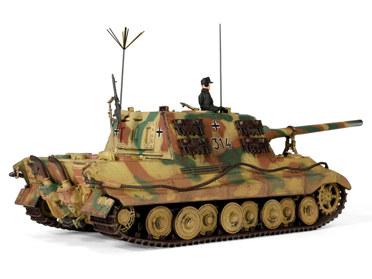 German Sd.Kfz.186 Panzerjager Tiger Ausf. B Tank "JagdTiger (Porsche suspension) 3.Kompanie / schwere Panzerjager Abteilung 653 No.314" (1945) German Army "Armored Fighting Vehicle" Series 1/32 Diecast Model by Forces of Valor