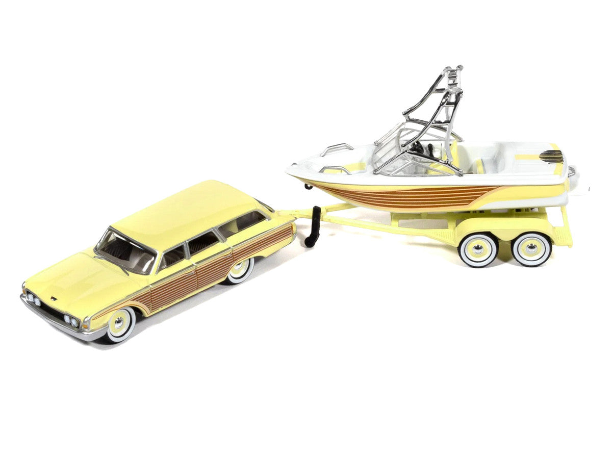 "Tow & Go" 2026 Release 2 Set of 3 pieces 1/64 Diecast Model Cars by Johnny Lightning