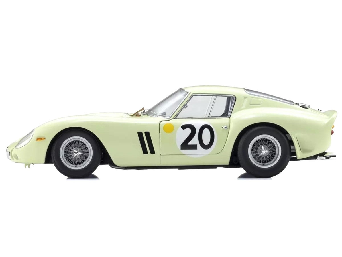 Ferrari 250 GTO #20 Innes Ireland - Masten Gregory "24 Hours of Le Mans" (1962) 1/18 Diecast Model Car by Kyosho
