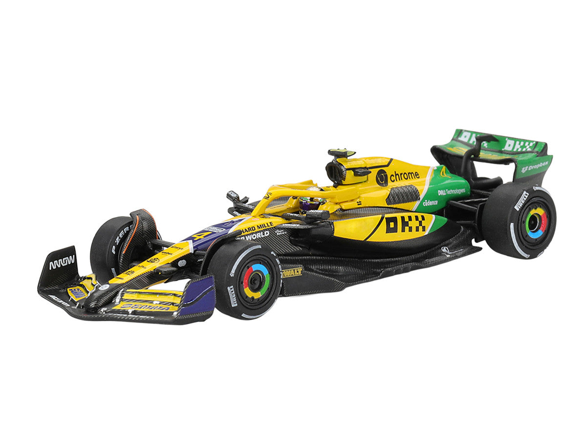 McLaren MCL38 #4 Lando Norris Formula One F1 "Monaco GP" (2024) Limited Edition 1/64 Diecast Model Car by Mini GT