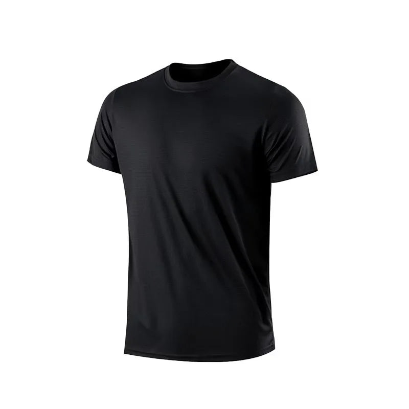 Mens Jogging T-Shirts Quick Dry Compression Sport T-Shirt Fitness Gym Running Shirts Soccer Shirts Men's Jersey Sportswear