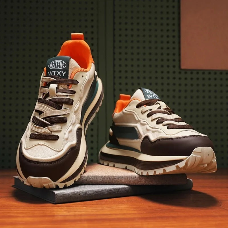 Trend Men Versatile Sneakers 2025 Autumn High Quality Comfortable Platform Sports Running Shoes Outdoor Youth Shoes for Men Plus