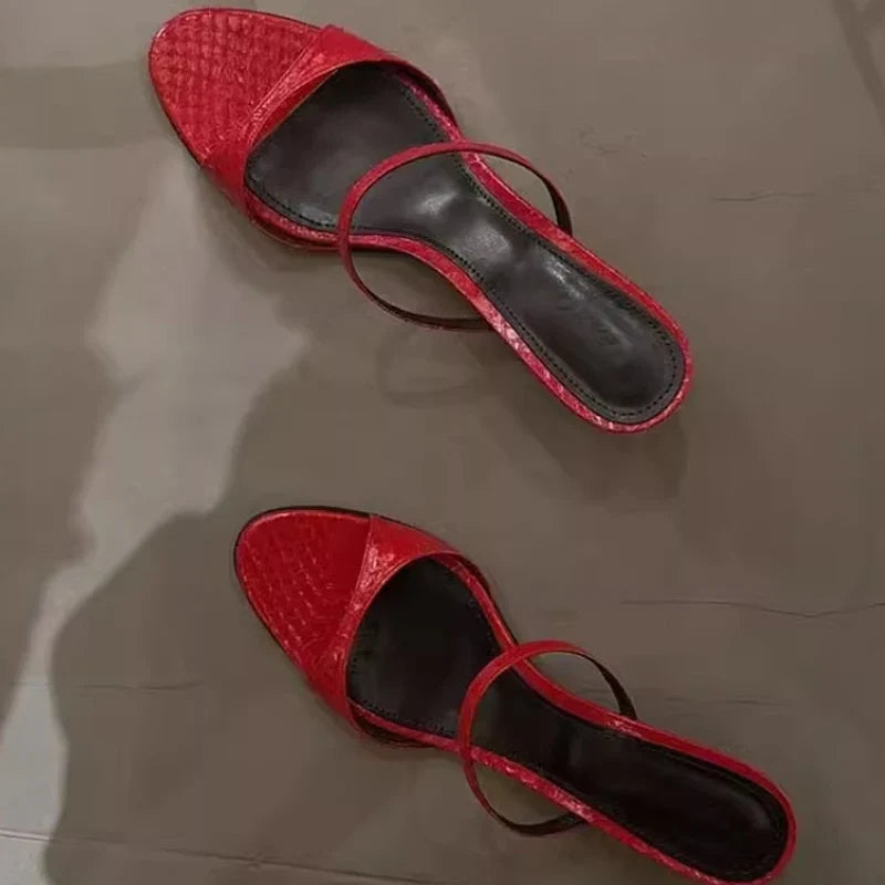 JOZHAMTA Size 34-43 Women Real Leather Casual Flats Slippers Comfort Slides Sandals Soft Fashion 2025 Daily Home Outdoor