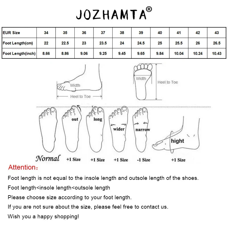 JOZHAMTA Size 34-43 Women Real Leather Casual Flats Slippers Comfort Slides Sandals Soft Fashion 2025 Daily Home Outdoor