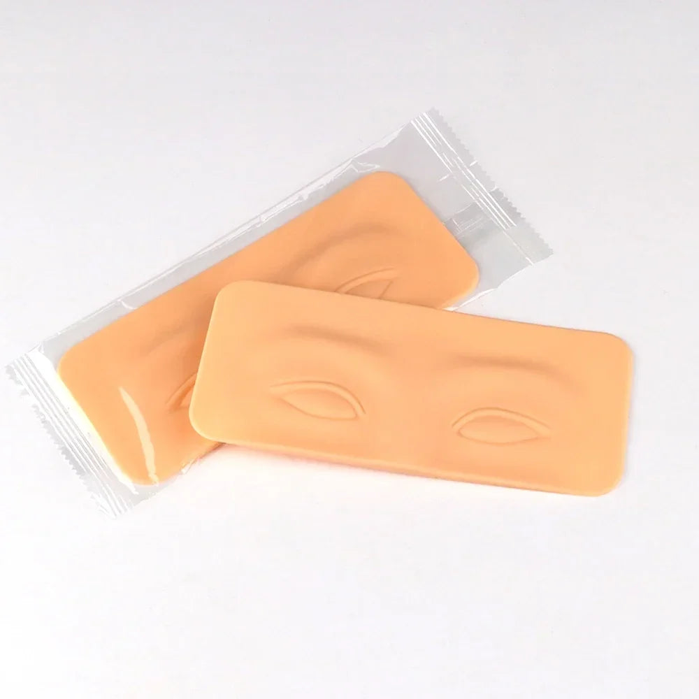 Premium 5D Silicone Eyebrow Tattoo Practice Training Skin Pad for Eye Permanent Makeup Board Beauty Academy Cosmetic Synthetic