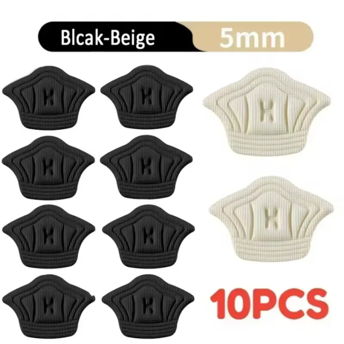 5Pairs Insoles For Shoes Patch Heel Pads For Sport Shoes Adjustable Size Feet Pad Insole Heel Protector Back Sticker Shoe Pad