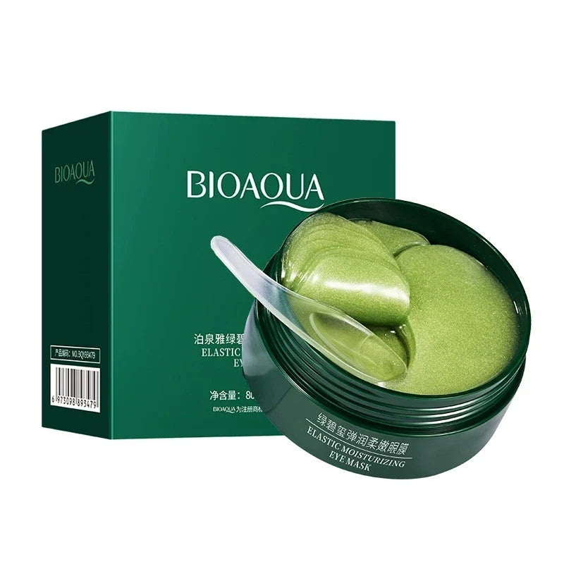120pcs BIOAQUA Gold Crystal Collagen Eye Mask Anti Dark Circles Anti-Wrinkles Seaweed Moisturizing Eye Patches Eyes Skin Care
