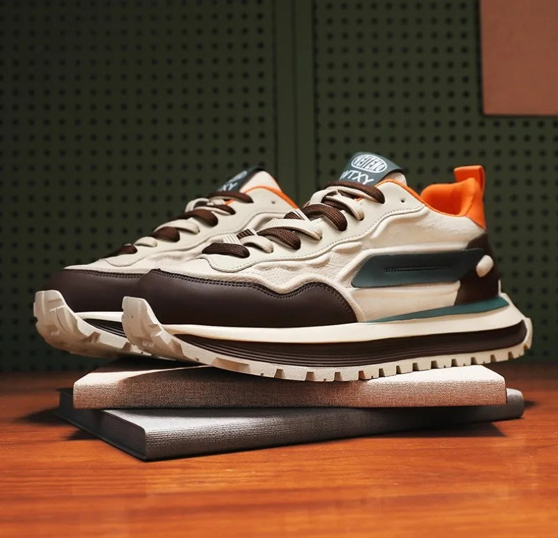 Trend Men Versatile Sneakers 2025 Autumn High Quality Comfortable Platform Sports Running Shoes Outdoor Youth Shoes for Men Plus