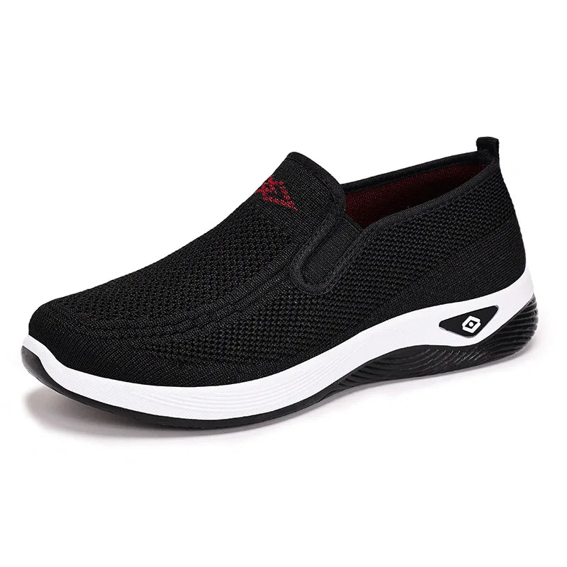 Women's Shoes Spring and Autumn New Mesh Breathable Casual Shoes Outdoor Lightweight Non-slip Wedge Heel Thick-soled Sneakers