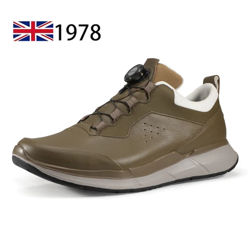 New Men's Shoes Genuine Leather Fashion Low-top Men's Casual Trendy Shoes Running Sports