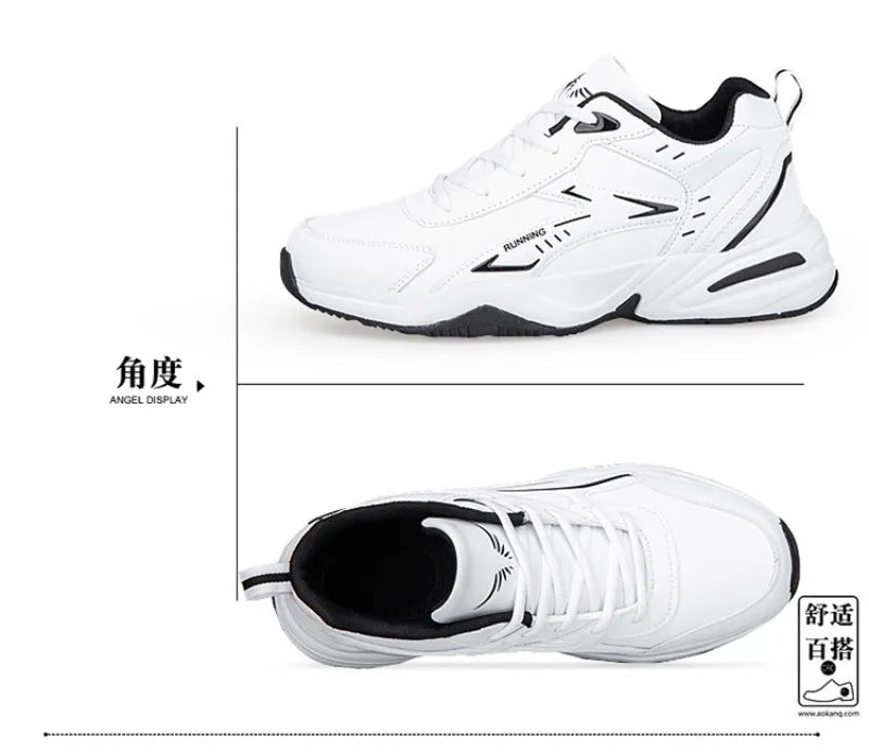 Autumn New Men Microfber Running Shoes Luxury Brand Men Shoes School Student Air-cushion Sneakers Fashion Man Casual Shoes 35-48