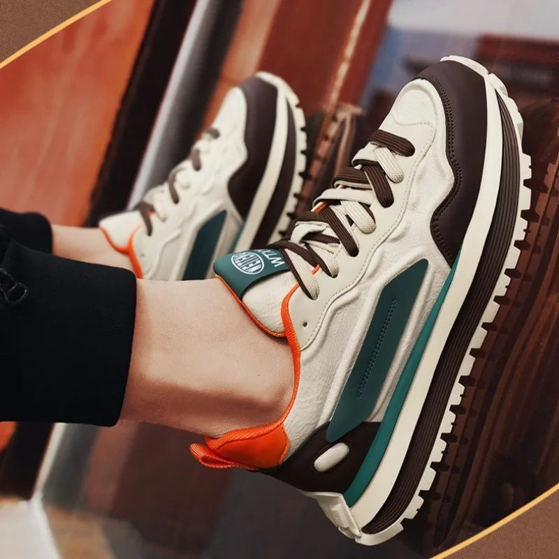 Trend Men Versatile Sneakers 2025 Autumn High Quality Comfortable Platform Sports Running Shoes Outdoor Youth Shoes for Men Plus