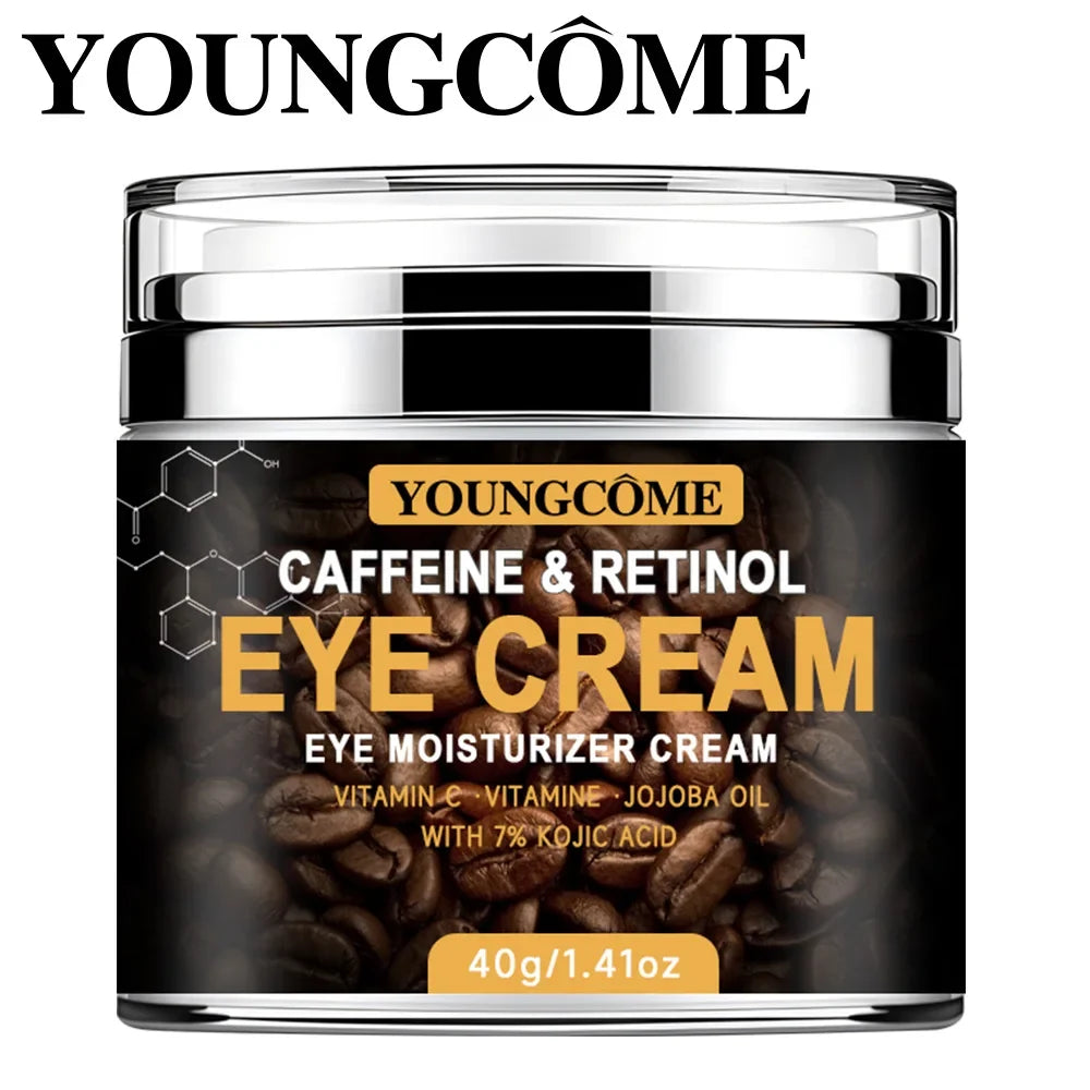 Caffeine Eye Cream Fade Dark Circles Eye Cream Firming Removal Puffiness Moisturizing Lightening Anti-aging Eye Cream