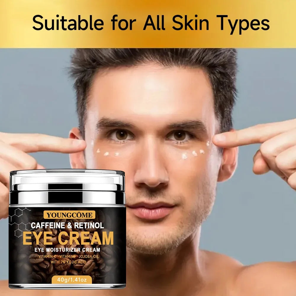Caffeine Eye Cream Fade Dark Circles Eye Cream Firming Removal Puffiness Moisturizing Lightening Anti-aging Eye Cream