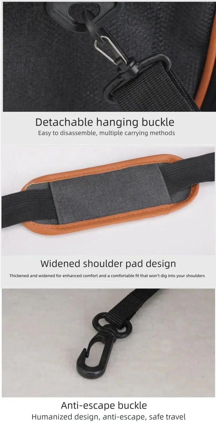 Dog Pet Carrier Bag Anti-Collapse Design Multiple Storage Pockets Cat Travel Handbag for Medium Cats, Puppy, Rabbits and Other S