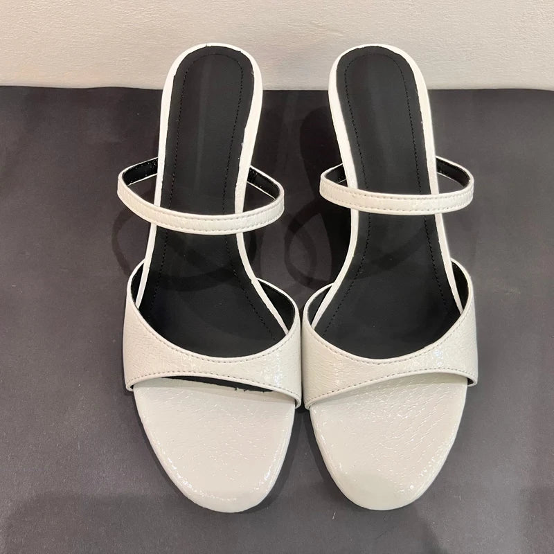 JOZHAMTA Size 34-43 Women Real Leather Casual Flats Slippers Comfort Slides Sandals Soft Fashion 2025 Daily Home Outdoor