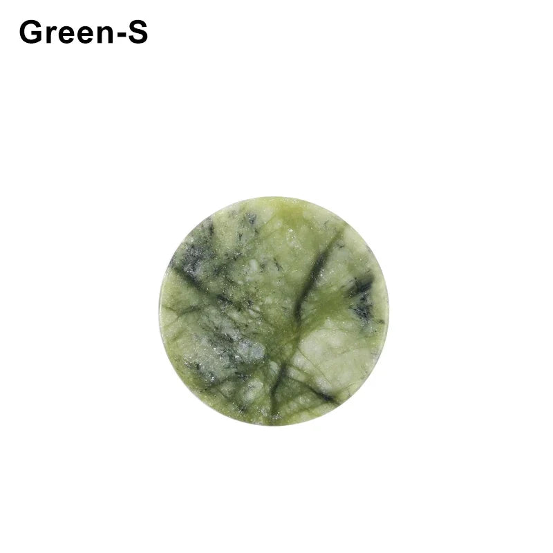Glue Pallet Eyelashes Extensions Pink Green Jade Stone Reusable False Eye Lashes Adhesive Pallet Pad Holder Makeup Accessories