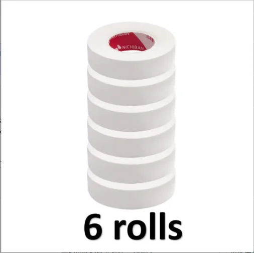 2/3/5 /6Rolls Lint Free Under Eye Pads Breathable Insulating Tape for Eyelash Extension Non-woven Tape Paper Eyelash Patch