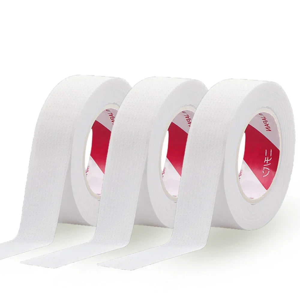 2/3/5 /6Rolls Lint Free Under Eye Pads Breathable Insulating Tape for Eyelash Extension Non-woven Tape Paper Eyelash Patch