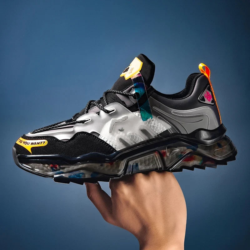 Luxury Men's Breathable Running Sneakers Casual Trainer Fashion Loafers Race Tenis Shoes for Male