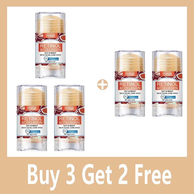 Retinol & Collagen Neck Cream - 40g | Firming, Moisturizing & Lifting | Hyaluronic Acid for All Skin Types