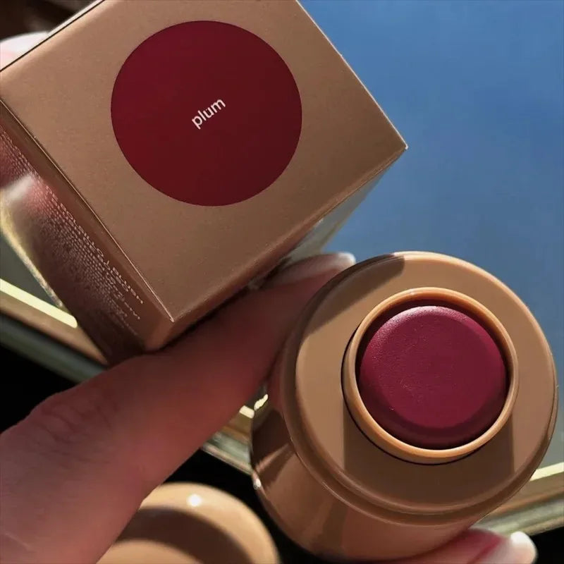 Rhod Pocket Blush LIP Stick Lip And Cheek Hydrating Stick Natural Rouge Powder Blush Cream Lipstick Cheek Easy To Apply Color