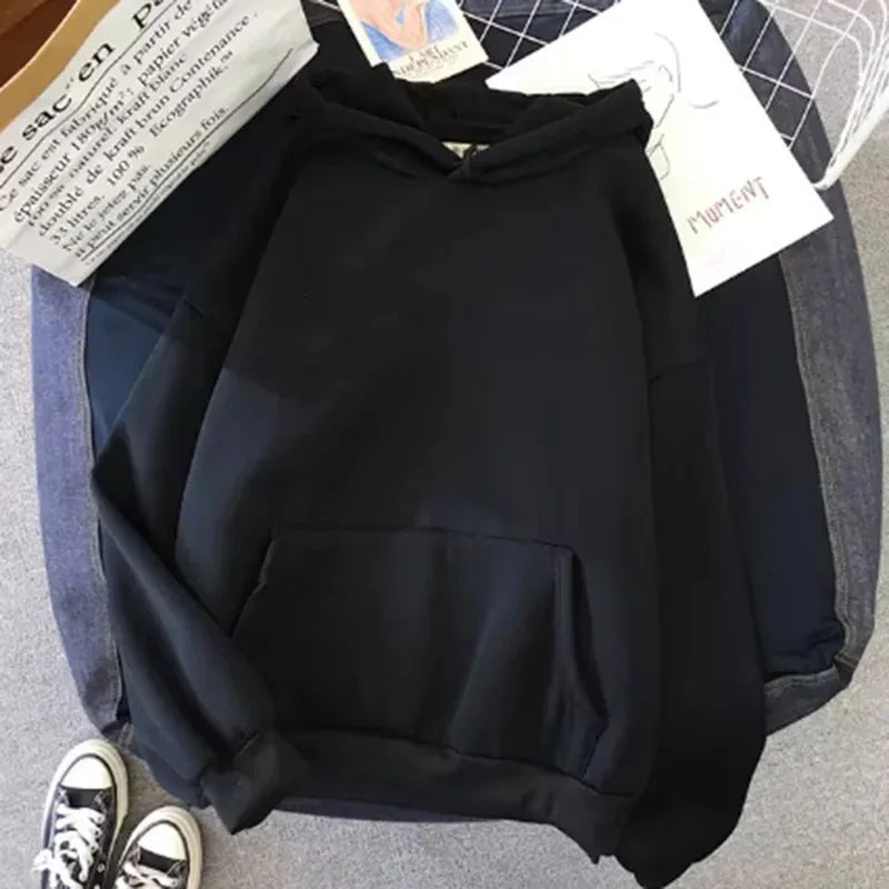 Women's Casual Hoodie with Angel Wings Graphic Drawstring Detail Kangaroo Pocket Perfect for Fall Winter Playful Design Trendy