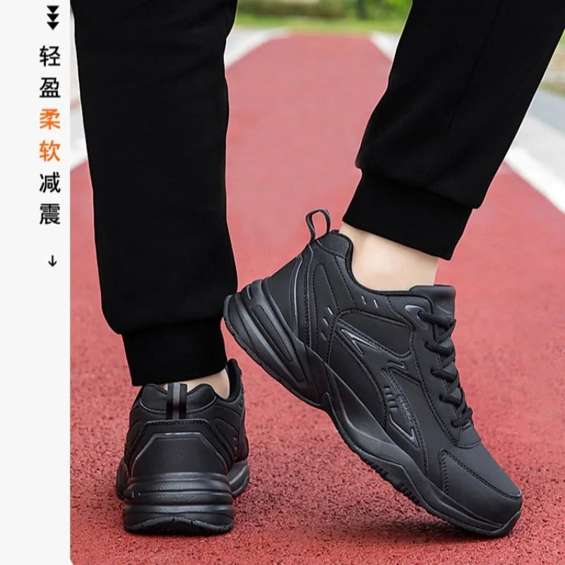 Autumn New Men Microfber Running Shoes Luxury Brand Men Shoes School Student Air-cushion Sneakers Fashion Man Casual Shoes 35-48