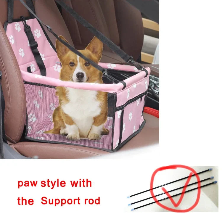 2025 High Quality Breathable Pets Carrier Car Seat Basket Safe Travel Carrier House Kennel Puppy Handbag Outdoor Pet Supplies