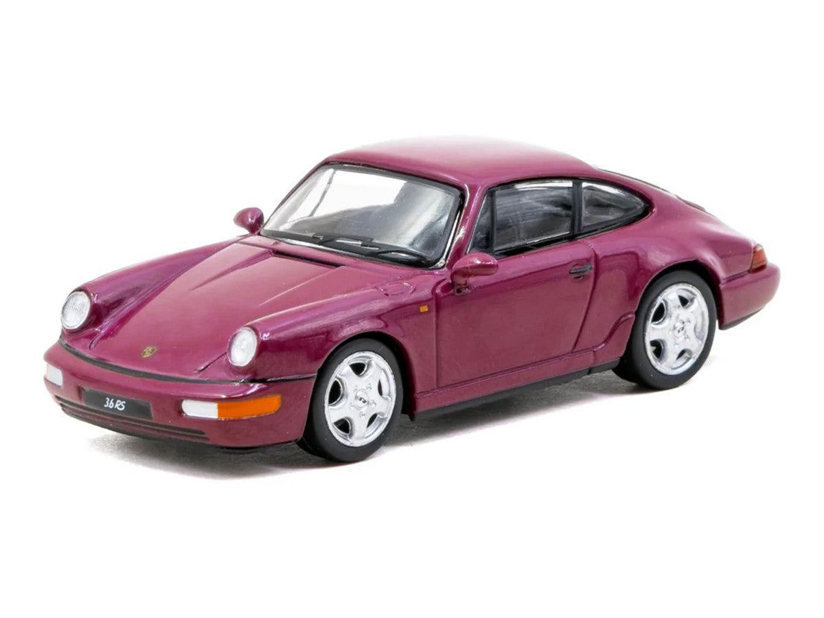Porsche 911 Carrera RS (964) Ruby Star "Collab64" Series 1/64 Diecast Model Car by Schuco & Tarmac Works