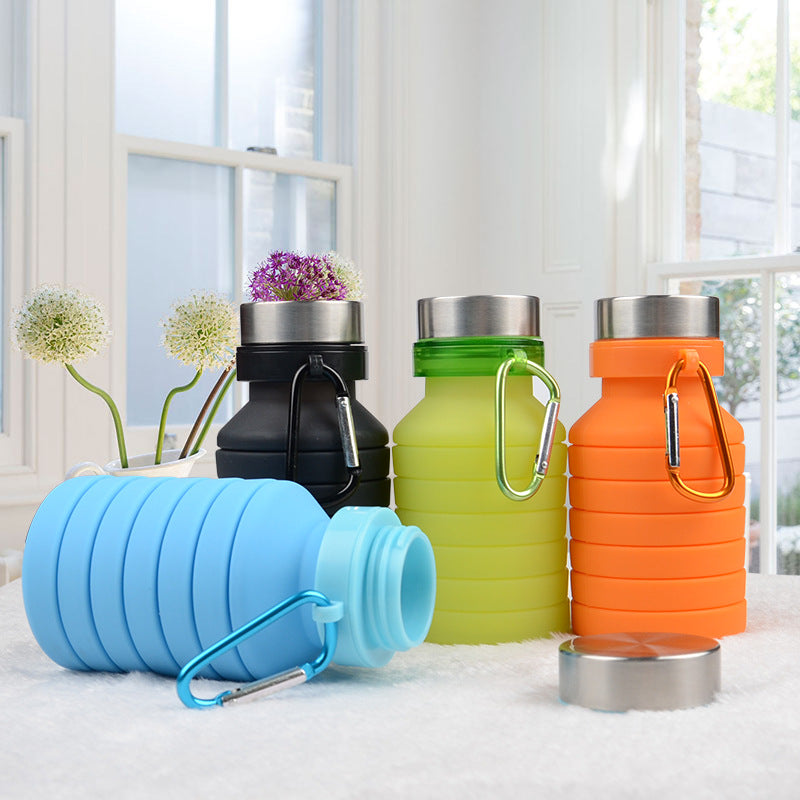 Collapsible Silicone Water Bottle
