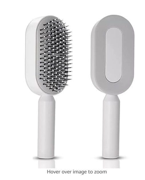 Self-Cleaning 3D Hair Brush