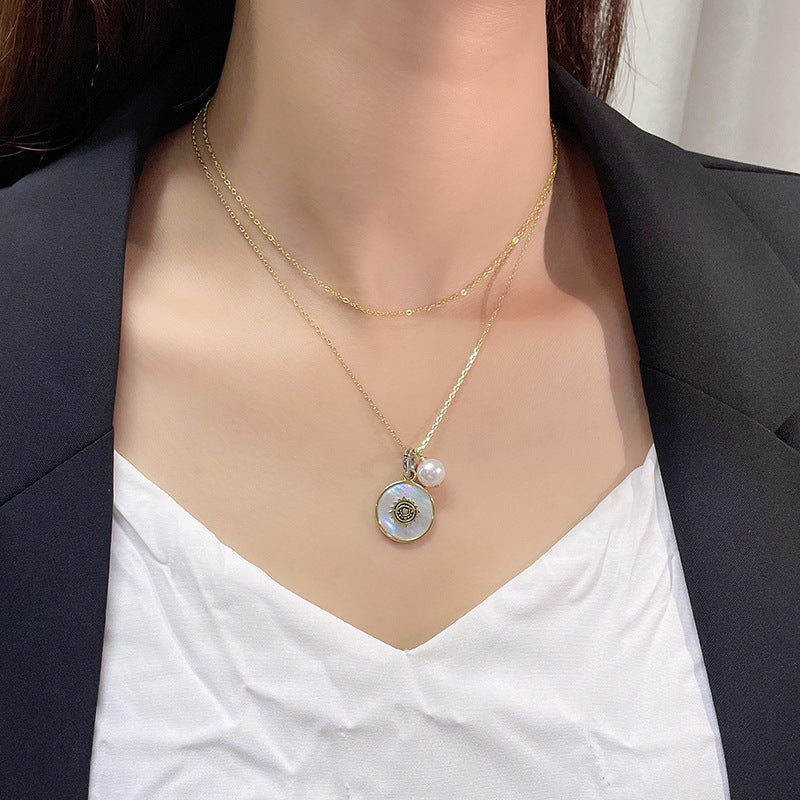 S925 Silver Baroque Pearl Necklace