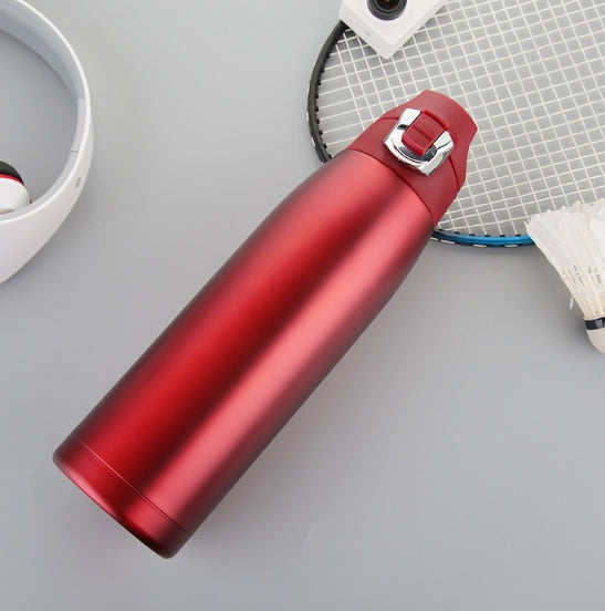 Vacuum Sports Water Bottle - Stainless Steel Insulated